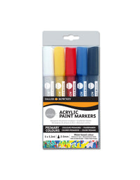 DALER ROWNEY Simply Acrylmarker-Set 5 Stk. (2–3 mm)