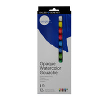 DALER ROWNEY Simply Gouachefarben-Set 12 x 12 ml
