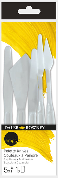 DALER ROWNEY D&R Simply Malspachtel-Set aus Kunststoff 5-tlg.