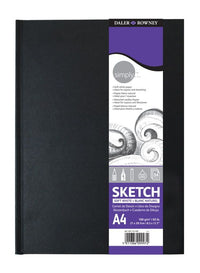 DALER ROWNEY Simply Skizzenbuch extra weiß 100 g A4 54 Blatt gebunden