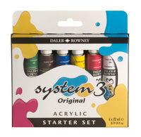 DALER ROWNEY System3 Acrylfarben-Set 6 x 22 ml
