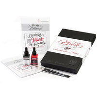 da Vinci Hand Lettering Kreativset mit Pinseln, Papier und Schmincke Tinte | ARTMIE