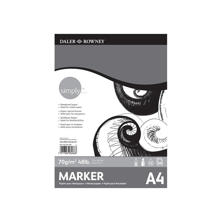Daler-Rowney Markerblock für präzise Zeichnungen | ARTMIE