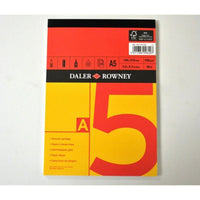 DALER ROWNEY Red & Yellow Skizzenblock A5 150 g/m² 25 Blatt geleimt