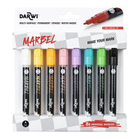 DARWI Marbel Acrylmarker-Set 2 mm Light