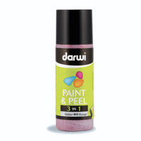 Abziehbare Glasmalfarbe DARWI Paint & Peel 3in1 80 ml – Rot Glitzer