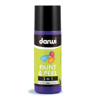Abziehbare Glasmalfarbe DARWI Paint & Peel 3in1 80 ml – Violett