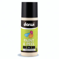 Abziehbare Glasmalfarbe DARWI Paint & Peel 3in1 80 ml – Elfenbein