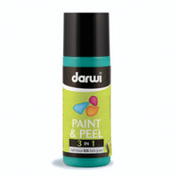 Abziehbare Glasmalfarbe DARWI Paint & Peel 3in1 80 ml – Dunkelgrün