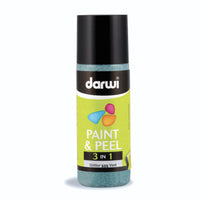 Abziehbare Glasmalfarbe DARWI Paint & Peel 3in1 80 ml – Grün Glitzer