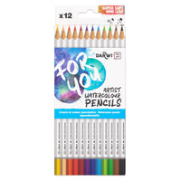 Aquarellstifte-Set DARWI - 12 Stk.