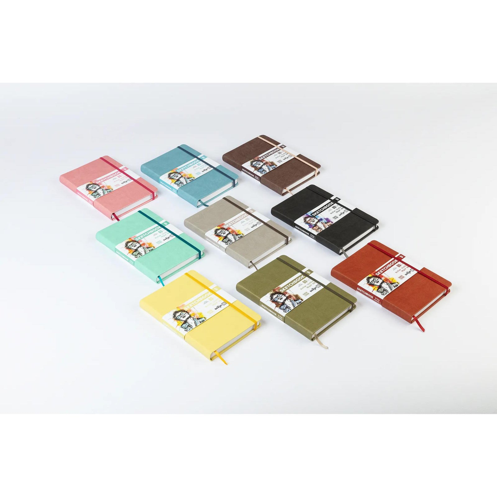 Skizzenbuch DARWI Brown 14 x 14 cm 140 g 80 Blatt
