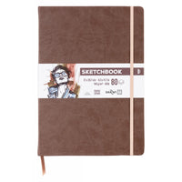 Skizzenbuch DARWI Brown A4 140 g/m² 80 Blatt
