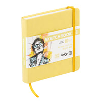 DARWI Skizzenbuch For You Yellow 14 x 14 cm, 140 g, 80 Blatt