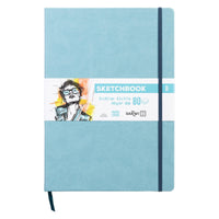 DARWI Skizzenbuch Soft Blue A4 140 g/m² 80 Blatt