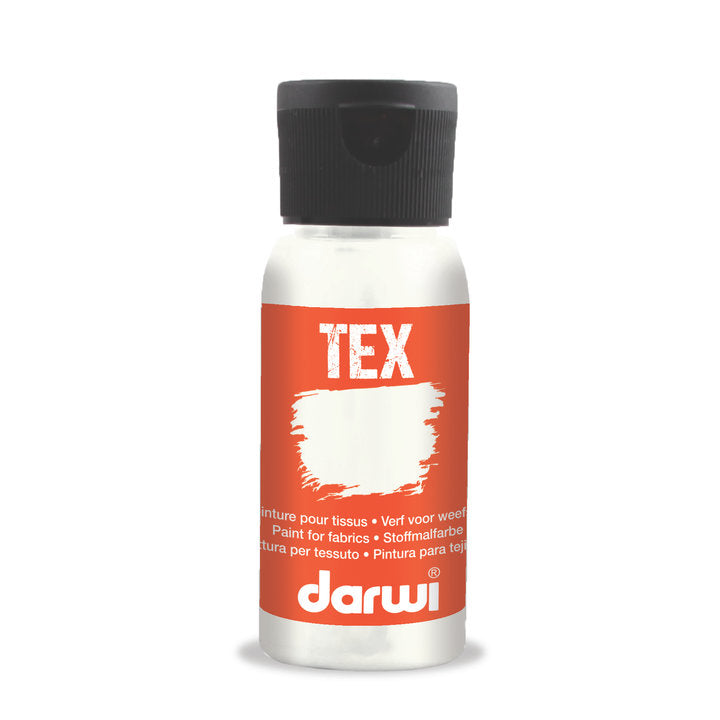 DARWI TEX Textilfarbe 50 ml – 010 weiß