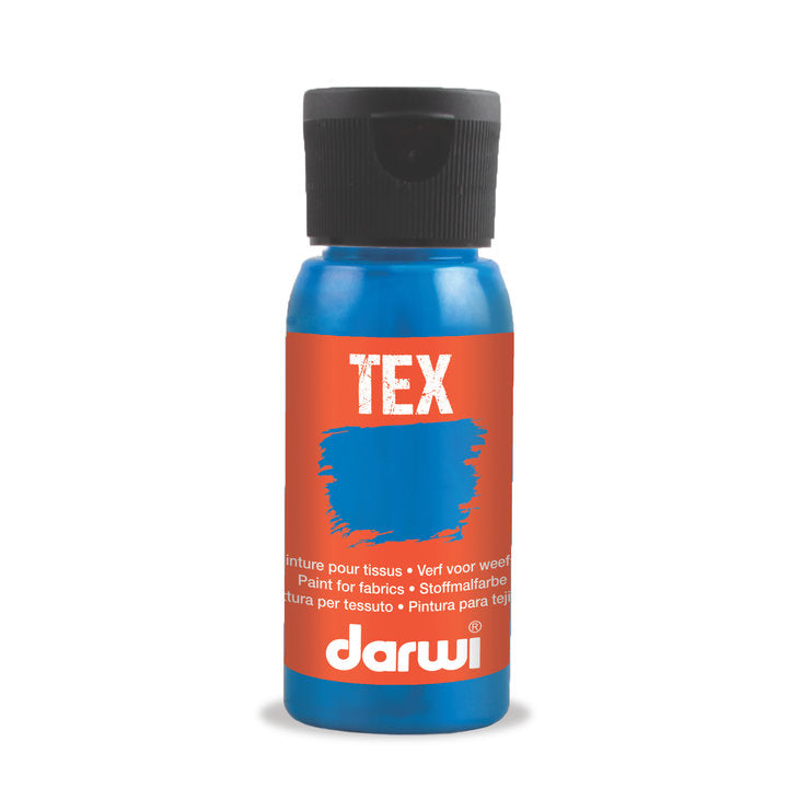 DARWI TEX Textilfarbe 50 ml – 203 antikes Blau