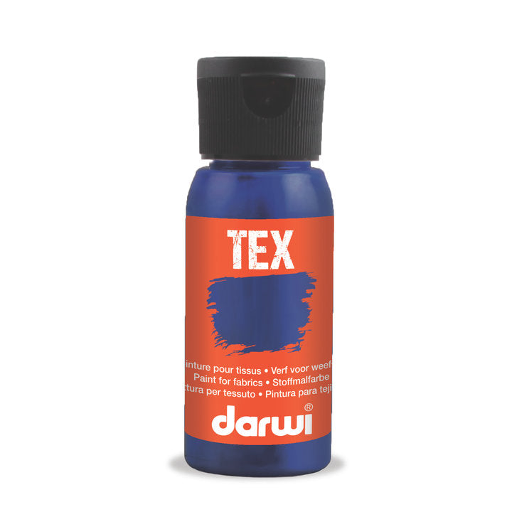 DARWI TEX Textilfarbe 50 ml – 236 dunkelblau