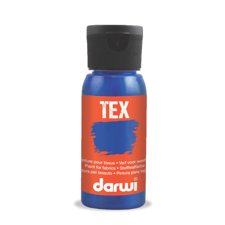 DARWI TEX Textilfarbe 50 ml – 256 Ultramarin Blau