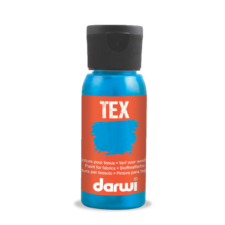 DARWI TEX Textilfarbe 50 ml – 280 Türkis Blau