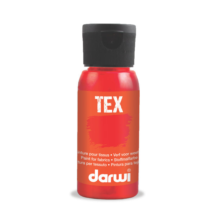 DARWI TEX Textilfarbe 50 ml – 420 karminrot