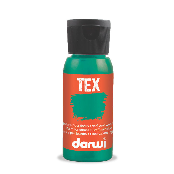 DARWI TEX Textilfarbe 50 ml – 626 dunkelgrün