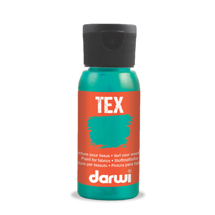 DARWI TEX Textilfarbe 50 ml – 695 perlmutttürkis