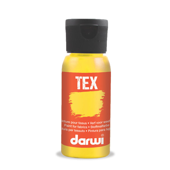 DARWI TEX Textilfarbe 50 ml – 720 dunkelgelb