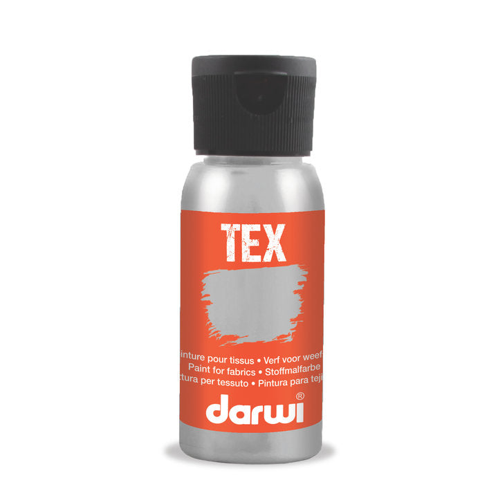 DARWI TEX Textilfarbe 50 ml – 81 Silber