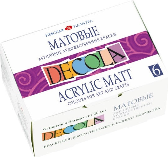 DECOLA Matte Acrylfarben | verschiedene Sets — Bild 1
