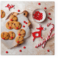 Decoupage-Serviette mit weihnachtlichem Lebkuchen-Motiv | ARTMIE