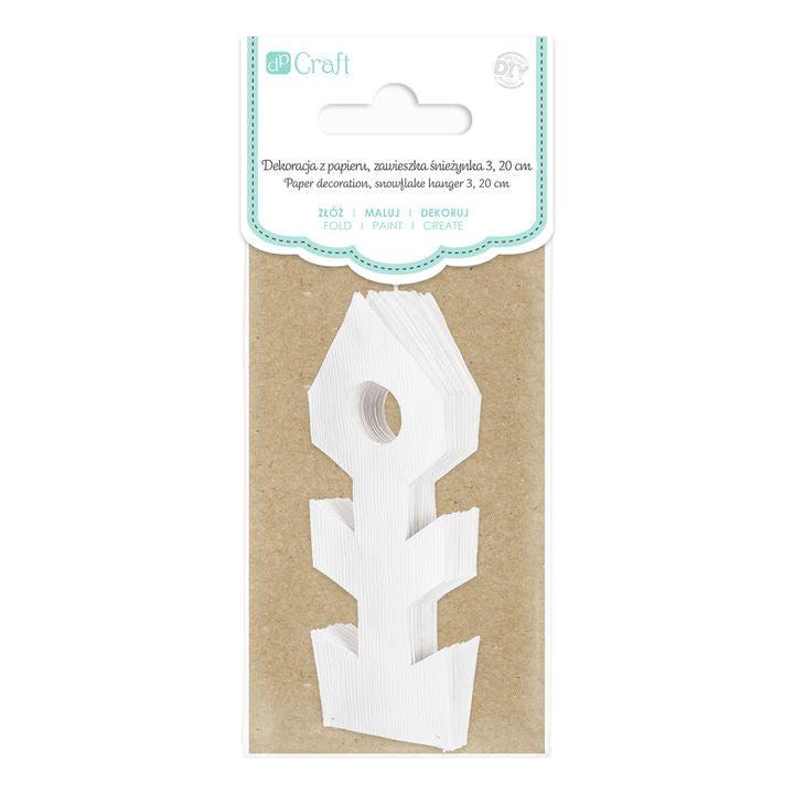 Papier-Dekoration Schneeflocke | verschiedene Größen | 20 cm
