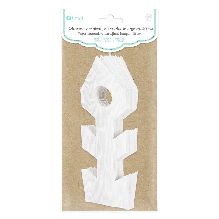 Papier-Dekoration Schneeflocke | verschiedene Größen | 40 cm