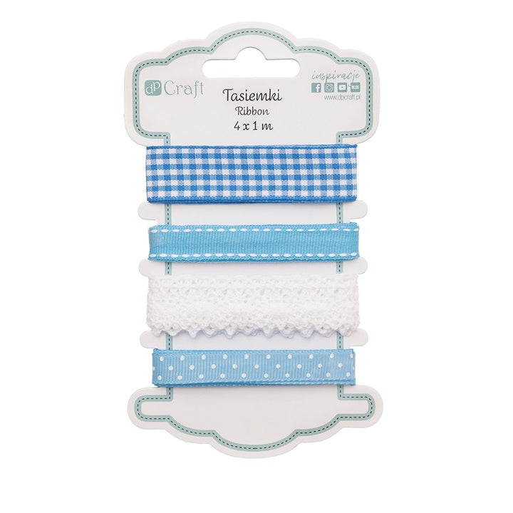 Dekorative Bänder Pack | verschiedene Motive | Blau Basics
