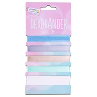 Dekoband Craft Sensations 100 cm - 5 St. | verschiedene Farben | 1er Packung