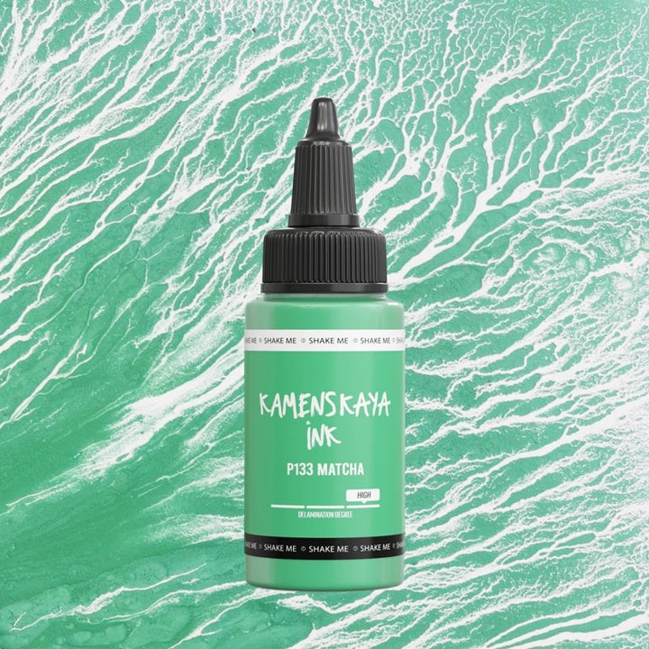 KAMENSKAYA Delaminierende Alkohol-Tinte | verschiedene Farbtöne | P-133 Matcha