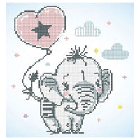 Diamond Painting Set mit Elefant und Luftballon | ARTMIE