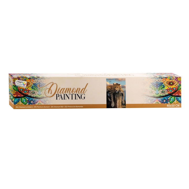Diamond Painting Set mit Leoparden-Motiv 40x50 cm | ARTMIE