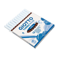 Dicke abwaschbare Filzstifte GIOTTO Turbo Maxi 5 mm – Braun