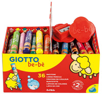 Dicke runde Buntstifte GIOTTO be-bè Schulpackung