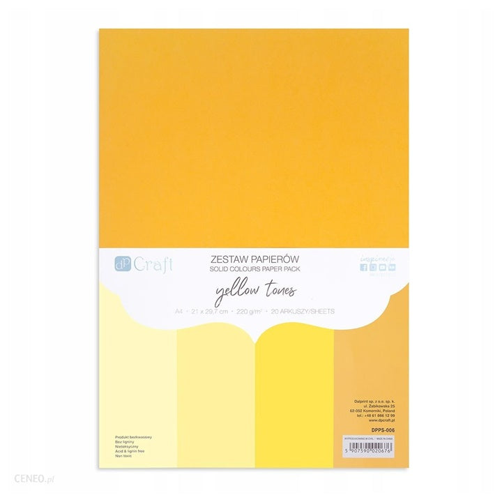DP Craft Buntpapier-Set - 20 Blatt