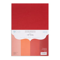 DP Craft Buntpapier-Set - 20 Blatt – rote Töne