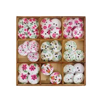 Holzknöpfe Craft Sensations 36 Stück | verschiedene Designs | Set 4
