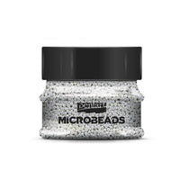 Pentart Mikro-Glasperlen 40 g mit 0,8 bis 1 mm Durchmesser zum Einmischen in Gießharz oder Gel-Pasten.