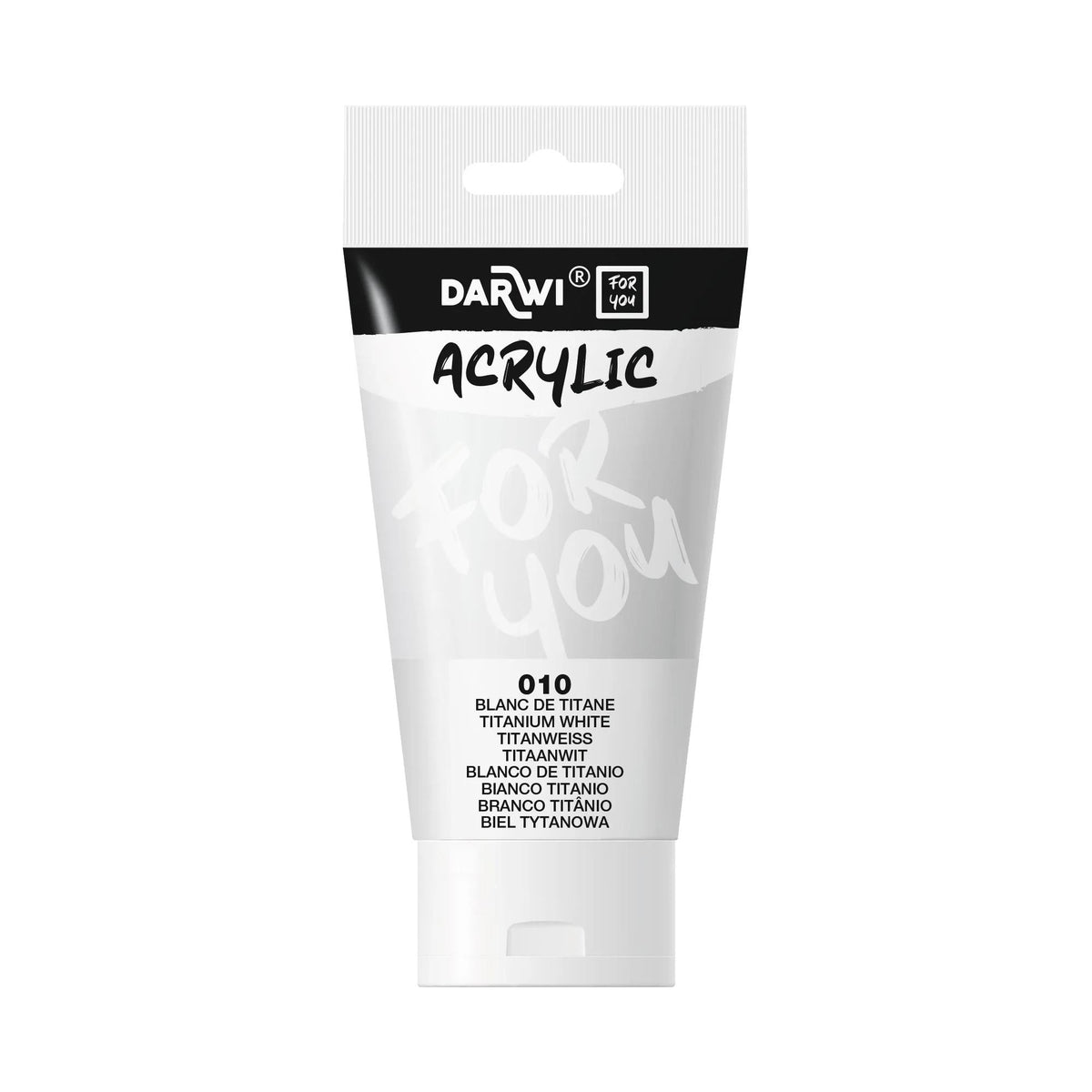 Acrylfarbe DARWI Acryl 75 ml – Weiß