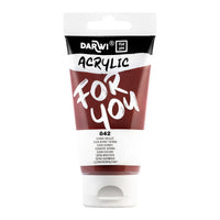 Acrylfarbe DARWI Acryl 75 ml – Siena gebrannt