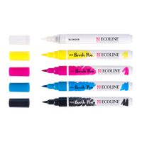 ROYAL TALENS Ecoline Aquarell-Pinselstifte-Set PRIMARY 5 Farben
