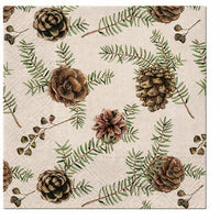 EKO Servietten für Decoupage mit Vintage Weihnachtswald Motiv | ARTMIE