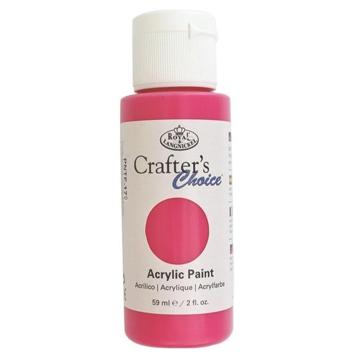 Essentials Acrylfarbe FLUORESCENT 59 ml – 170 - Fluoreszierendes Violettrot