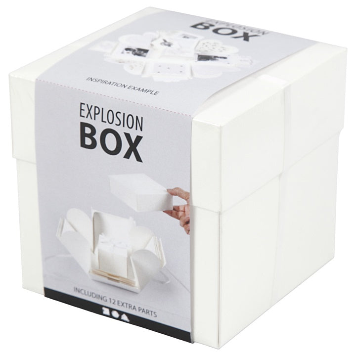 Exploding Box | verschiedene Farben | weiß